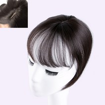 라이프랩 여성 정수리 부분 가발 앞머리 인모 중년여성 정수리 가발 숱 풍부한 정수리 가발 다크브라운
