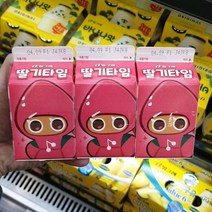 빙그레 딸기 타임 200ml x 3개입, 일반포장 동절기만