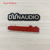 차량 엠블럼 Dynaudio 용 2pcs 금속 jbl focal harmankardon meridian fender hi-fi 스피커 오디오 스피커 배지 스테레오 엠블럼 스티커, 다인오디오 50mm