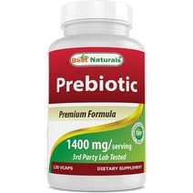 베스트내츄럴스 Prebiotic 프로바이오틱스 1400mg 120정, 1개