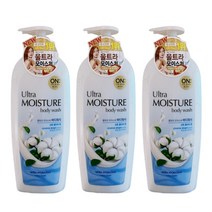 온더바디 울트라 모이스처 바디워시 코튼플라워향 785ml, 3개