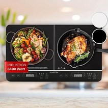 Klarstein VariCook 인덕션 쿡탑 2구, 블랙실버3000W