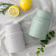 에델코첸 에델어스 316 스테인리스 보온보냉 푸드자 550ml 보온도시락, 포레스트 그린