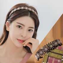 MISS21 미타즈 스톤 플라워 헤어밴드 머리띠 (hb1588)