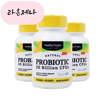홈쇼핑 헬시오리진스 프로바이오틱 유산균 60캡슐 락토바실러스 3통, 3개, 60개
