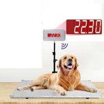 대형견 강아지 체중계 몸무게 저울 디지털 표시등, 상세 페이지 참고, 50x100cm 스틸저울 + 블루 LED