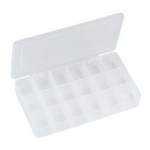0K 케이블 젠더짹 PK612PROKIT 다용도 PVC 수납함 18분배. 210X119X32mm 보관함. 부품함 분배분할 정리 박스 보관 케이스비즈. 비트. 공구. 메모리카드 등
