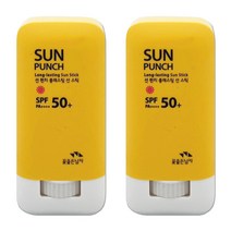 꽃을든남자 선 펀치 롱래스팅 선스틱 20g 2개 (SPF50+ PA++++)