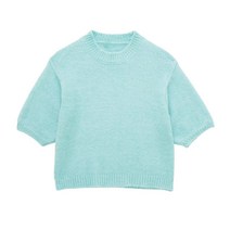 자라 ZARA 스타일 니트스웨터 소프트터치 반팔 9598144