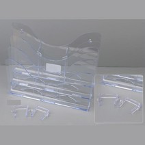 파티션 걸이용 파일 서류 수납 케이스 책상위 정리함 트레이, 60mm, 60mm