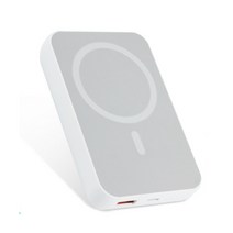 [애플정품맥세이프보조배터리] PYHO 맥세이프 마그넷 무선 고속 충전 보조배터리 아이폰12/13/14 적용, 흰색, 10000mAh