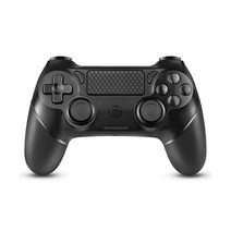 미국직배송 Diswoe PS4 무선 컨트롤러 오디오 기능이 있는 Playstation 4/Pro/Slim용 블루투스 게임패드 터치 패널 Joypad 및 미끄럼 방지 디자인, Black