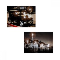 집들이선물 불들어오는 LED 인테리어액자 40X30 택1 거실벽걸이3종, 02 크로아티아로빈