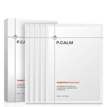 PCALM UnderPore 마스크 (5개 팩) 민감한 피부를 위한 최고의 한국 시트 페이