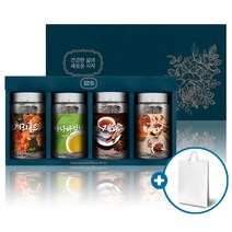 BMS 바나바차 메리골드차 팥차 호박차 계피차 건강차 추석 부모님 차선물세트, 1박스, 25티백 X 4병