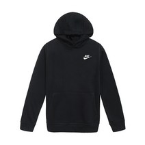 나이키 키즈 NSW 클럽 기모 후드티 블랙 아동 긴팔 티셔츠 BV3757-011
