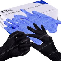 50p 일회용 라텍스 장갑 리트릴 장갑 시술용 위생장갑 시험용 국시용 안산 뷰티모아 블루 블랙, [블루/M중형]25쌍/50p(1팩)/1ea, 중(M)