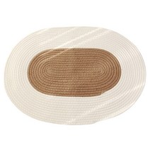 여름 라탄 왕골 사이잘룩 수초 주트 원형 시원한 러그 매트65 cm 45 cm 황마 바닥 도어 면과 린넨 컬러 블록 미끄럼 방지 타원형 욕실 카펫 2022 new