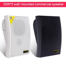 거실 스피커벽걸이 스피커 20W x 2 개 고음질 회의실 학교 집 패시브 90-160KHz, 02 B TYPE, 02 B TYPE