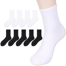 패션파트너 여성용 솔리드 무지 중목 양말 10켤레