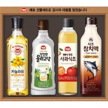 사조 답례 감사 명절 선물세트 카놀라유 참치액 식초외 안심특선 SJ1호 교회 회사 단체 학교 친구 병문안, 6개