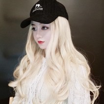 긴머리가발 앞머리없는웨이브통가발 웨이브통가발 백금발가발 모음, 아오키 리넨 그레이+케어 5종 세트