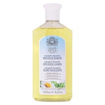 Intea Camomila 금발 하이라이트용 아동용 샴푸 - 아동용 241g(8.5온스) 카모마일 샴푸 헤어 라이트너 - 실리콘 파라벤 없는 천연 추출물 유아용 샴푸