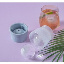 하이볼 실리콘 얼음틀 얼음통 대형 아이스 몰드 6cm, 화이트