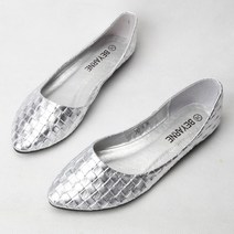 Ogfaour 해외직구 마녀 미인 금박지 은박지 장식 플랫슈즈 슬립온 by the shoes on
