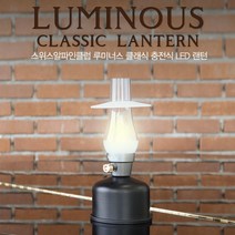 스위스알파인클럽 루미너스 클래식 LED 랜턴, 1개, 블랙