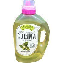 쿠치나 미네랄 소금 강력세정 바질 주방세제2.7L 쿠치나 주방세제2.7L 소금 세정 강력 csk502*4530595tR, 1, 본상품선택