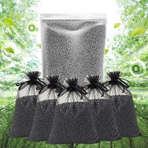 김용석생활연구소 에어활성탄1kg+블랙망5개 습기제거 냄새제거 제습제