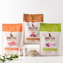 도그퓨어 눈물사료 글루코사민 혼합유산균 강아지 저알러지사료 모음, 혼합유산균 6kg