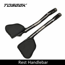 픽시드롭바 tt바 자전거tt핸들바 철인3종 TOSEEK-탄소 섬유 자전거 TT 핸들 바 에어로 철인 3 종 경기 타임 트라이얼 트라이 레스트 부품, [09] Rest Handlebar