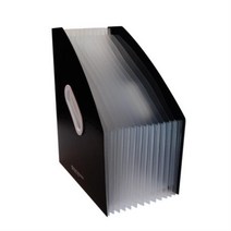 공인중개사 13포켓 스탠딩 화일집 세로형 블랙 20개 사무용 하드케이스 A4