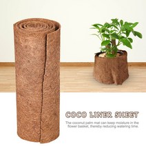 야자매트 coco liner sheet 코코넛 cuttable floor mat door mat coir mat 코코넛 실크 롤 섬유 팜 카페트 식물, 25 x 100 x 0.4cm