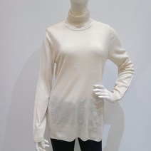 임페리얼 골프웨어 여성 가성비! 행사 상품 아크릴 단색 롱기장 폴라 니트 티셔츠 (아이보리) BCPPZ2403(임페리얼 부천 뉴코아)