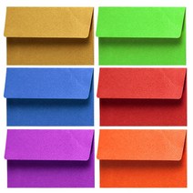 우진 칼라 명함봉투 10매 6.5x10cm 명함전달용 우편발송용 종이명함 컬러봉투 미니봉투, 연보라색(129031)