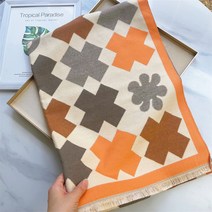 한국판 동대문 조커 긴 여성 목도리 스카프 겨울 두꺼운 양면 스카프 캐시미어 목도리 도매