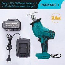 Makita 18V 배터리 사용 무선 전기톱 왕복 톱 금속 목재 절단 기계 공구 가변 속도, [02] 브라운, [01] 미국