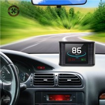 HUD 헤드 업 디스플레이 자동차 차량 속도계 원래 t600 gps 안전을위한 과속 경보 스캐너 lcd 온도, 없음