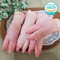 디에스미트 한돈 미니족 단족 생족발 돼지족 통족 우시산한돈 냉동, 절단족 (세로컷팅) 1개