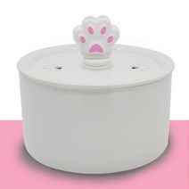 씨리얼펫 고양이 정수기 세라믹 반려동물 음수기 필터 자동 급수기 젤리 냥수기 화이트 1.2L, 젤리팁미포함