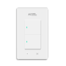 AI 조명스위치 IoT 스마트스위치 스마트홈 조명제어 스마트싱스, 2구, 1개