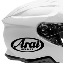 Arai 아라이 헬멧 스티커 오토바이 데칼, 180x78mm, 검정