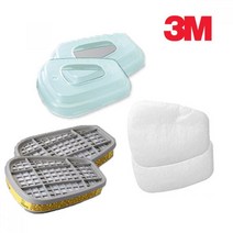 3M 6200/7502 마스크용 필터 3종세트