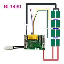 마키타배터리 Makita-BL1430 리튬 이온 배터리 PCB 충전 보호 회로 기판 14.4V 1.5Ah 3Ah BL1415 BL1460 BL1490 194066-1 194065-, 한개옵션1