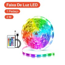 방송조명 유튜브 방송용 링라이트 촬영 조명 장비 제품 RGB LED 스트립 유연한 장식 다이오드 체인 원격 제어 침실 배경 TV 리본 USB 694EA 8, 2 m