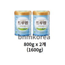 트루맘 일동후디스 프리미엄 포뮬라 분유 2단계, 800g, 4개