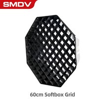 SMDV 플립 20 24 28 Profoto A1 Godox V1 AD100PRO V860II AD200 플래시 소프트 박스 파라볼릭 아웃 도어 소프트 박스, 4.60cm Grid Only